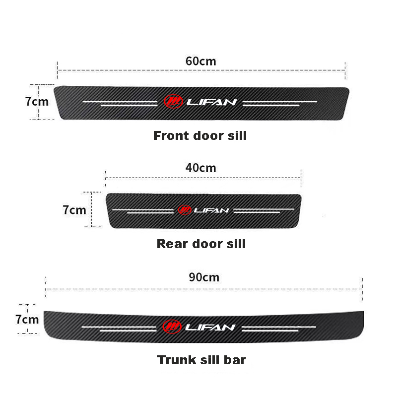 แผ่นกันครูดประตูรถสำหรับ Lifan - Crepe Pan Carbon บทวิจารณ์และราคา