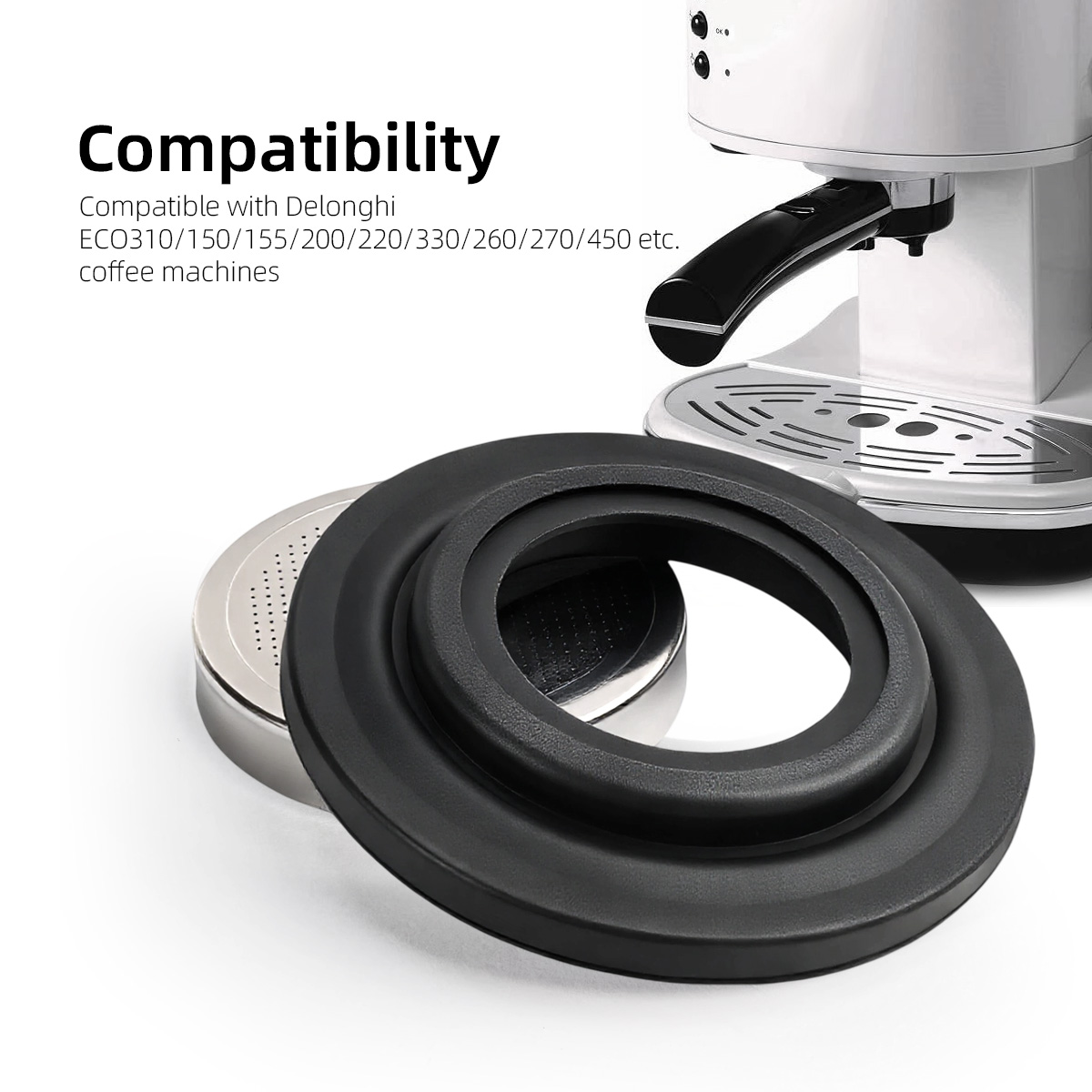 ชุดปะเก็นฝาครอบหัวชง สำหรับฉาก - Delonghi Espresso Magnifica บทวิจารณ์และราคา