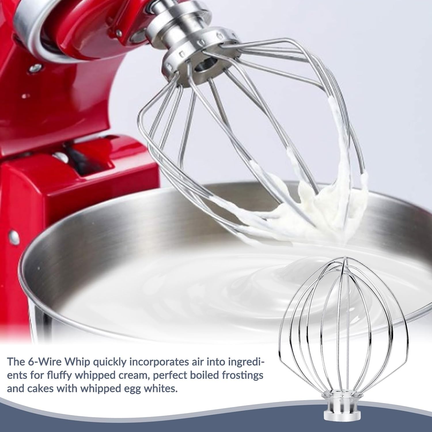 เปลี่ยน K45WW สแตนเลส 6-Wire W - Kitchenaid Mixer Hand Mixer บทวิจารณ์และราคา