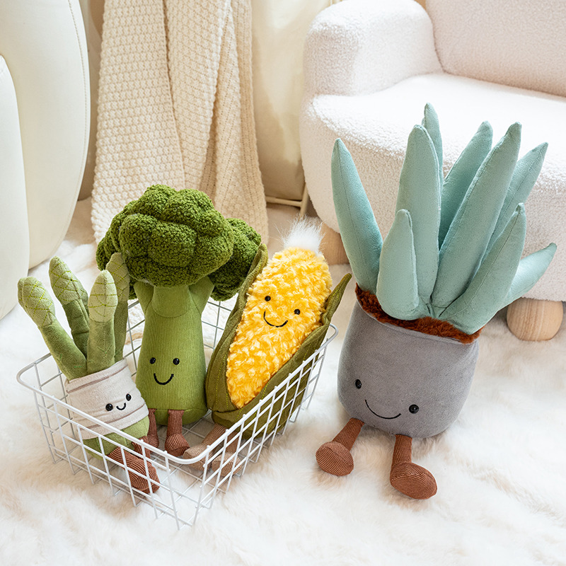 ตุ๊กตาผ้าขนนุ่ม หลายแบบ บรอกโค - Corn Dog Stick บทวิจารณ์และราคา